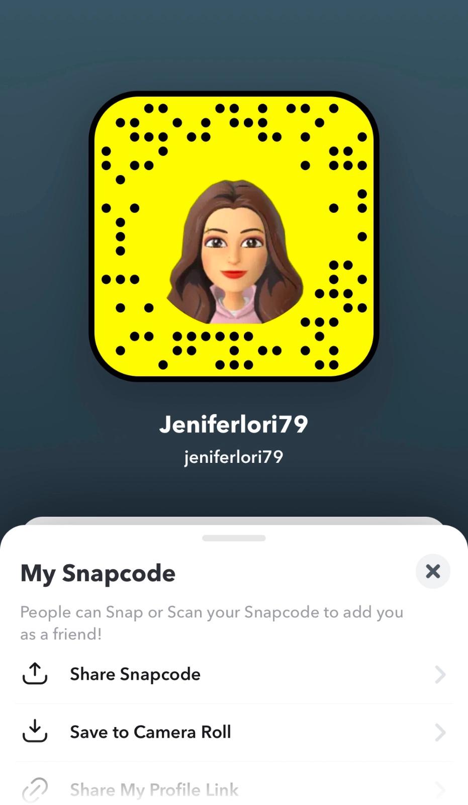 Hey am Jenifer add me up on Snapchat: jeniferlori79 let’s hookup