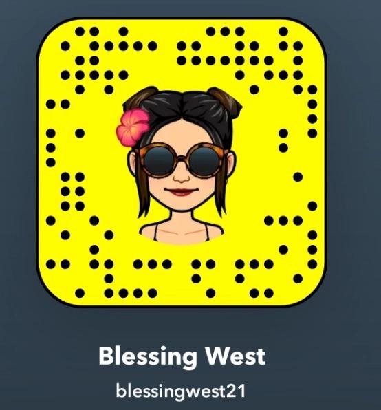 Add me on Snapchat: Blessingwest21