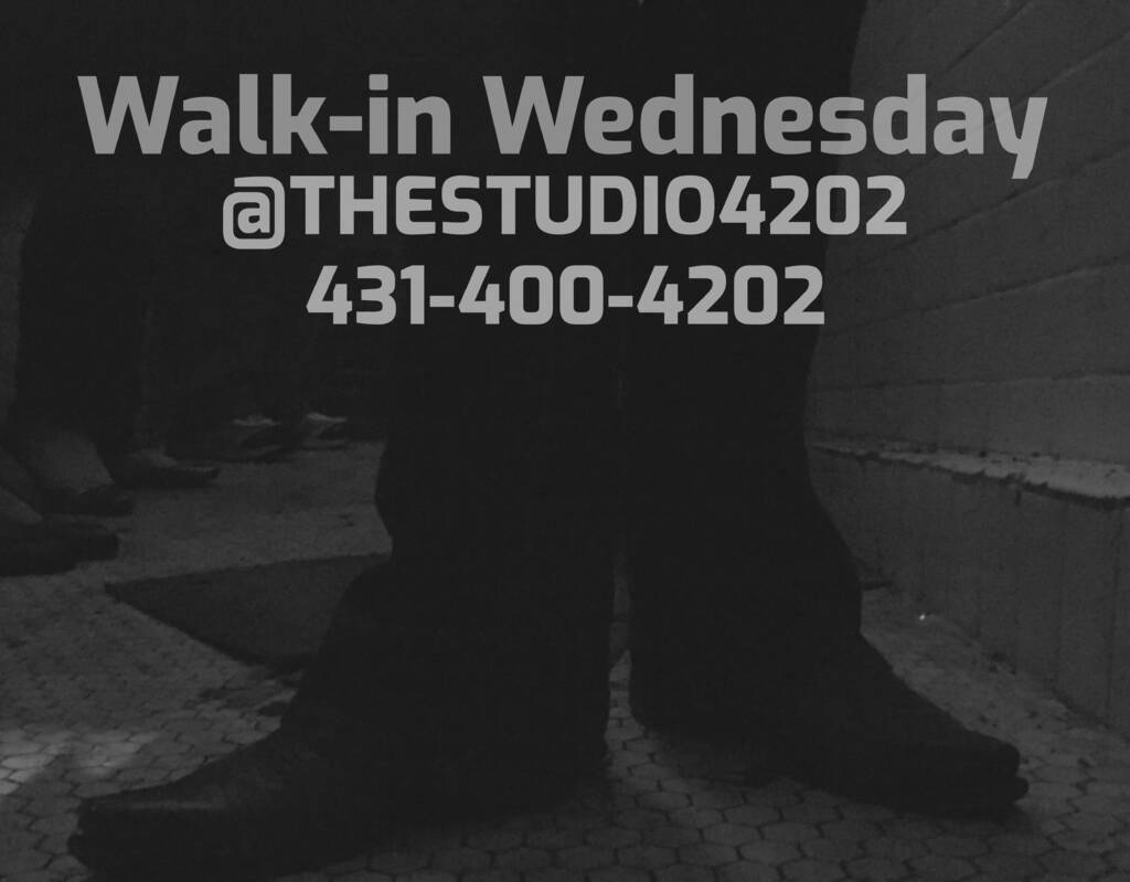 The Studio ·Wednesday· Daisy 12-5 Brielle 3-8 Carly 430-9